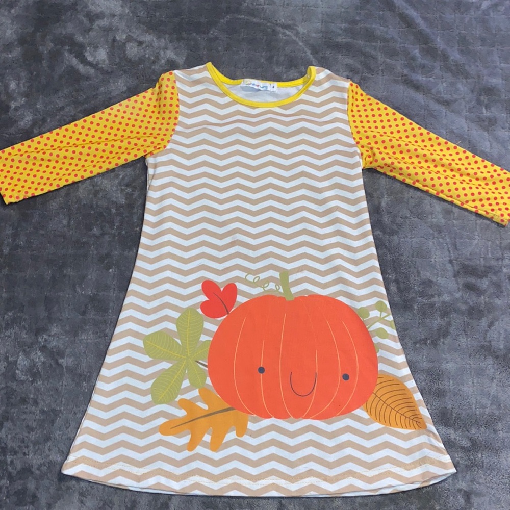 4T thanksgiving dress